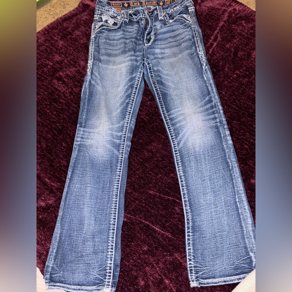 #111 True Religion Light Blue Denim Jeans - Picture 5 of 14